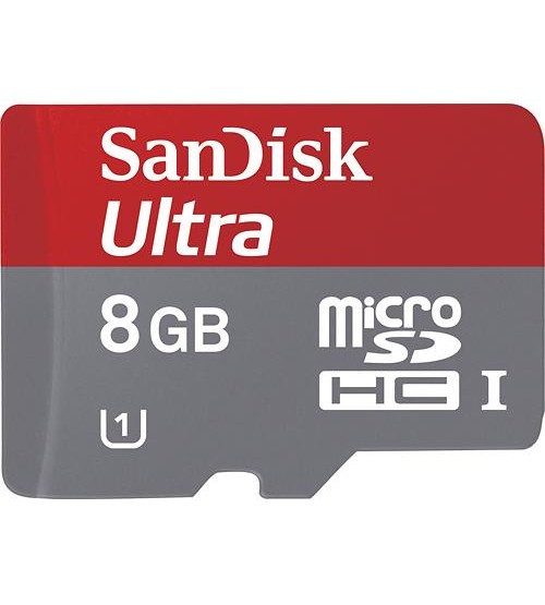 SanDisk Ultra microSDHC UHS-I Class 10 8GB